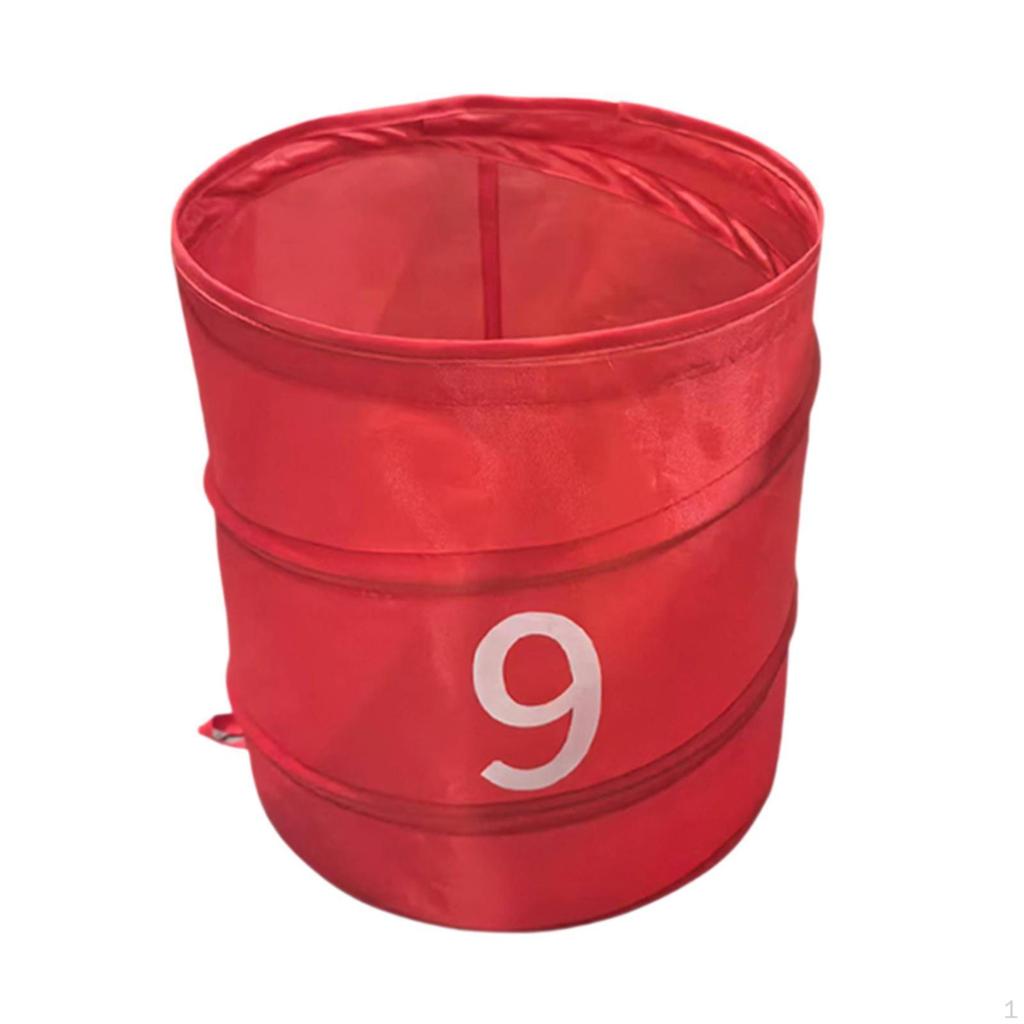 Backyard Golf Bucket Easy To Store Oxford Cloth Foldable Storage for Indoor Outdoor Family