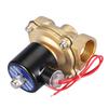 DN25 1" İki Yollu Pirinç Elektrikli Solenoid Valf Normalde Kapalı 220VAC