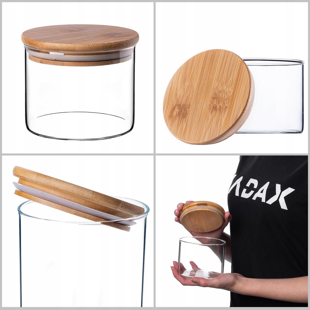 KADAX Lebensmittelbehälter Glas Streugewürze mit Deckel Vorratsglas