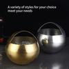 Round Ice Buckets With Stainless Steel Tongs 2L Capacity Ice Cooling Container For Cocktails Parties Indoor and Outdoor