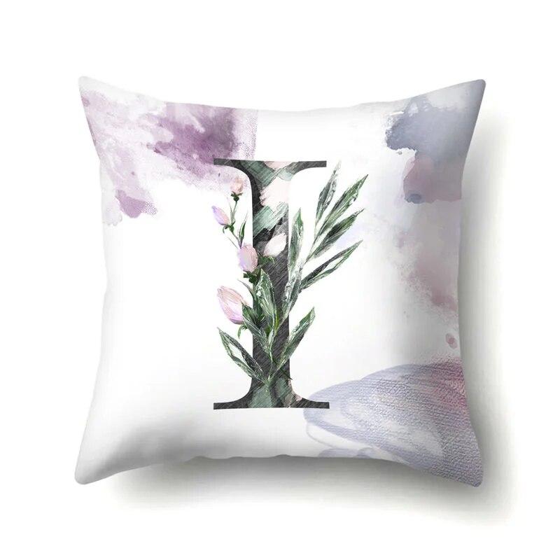 Home Bedroom Sofa Car Decorative Pillowcase Floral Letter  Plant Tree  Cushion Cover