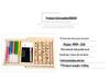 Wooden Kids' Writing & Drawing Board with Abacus and Calculator for Early Education