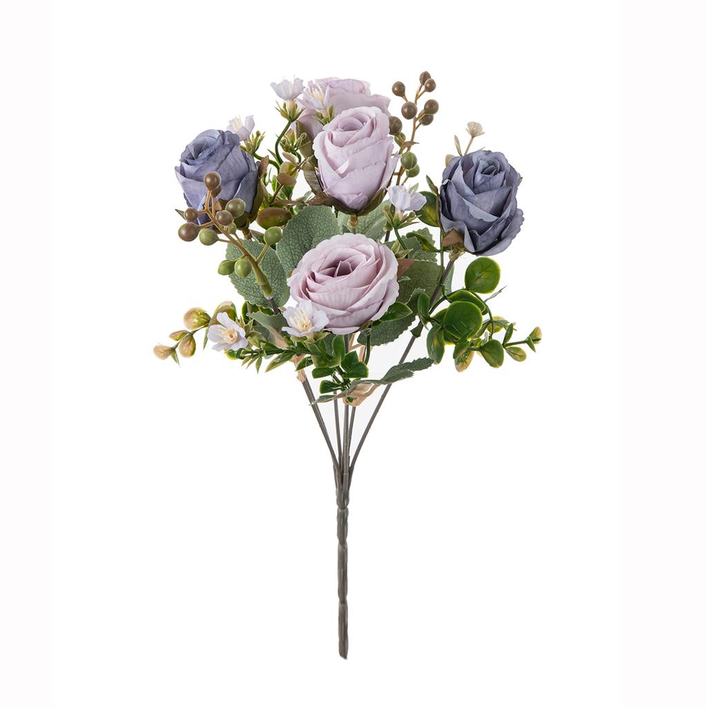 Silk Artificial Flower Rose Wedding Bridal Bouquet Home vase Festival Outdoor garden Arch diy Gift box festival party Decoration
