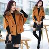 New Autumn and Winter Slim-fitting Bat-sleeve Woolen Coat, Simple and Versatile Coat for Women To Look Taller and Slimmer