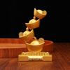 Wealth and Treasure Yuanbao Desktop Ornament: Creative Opening Gift