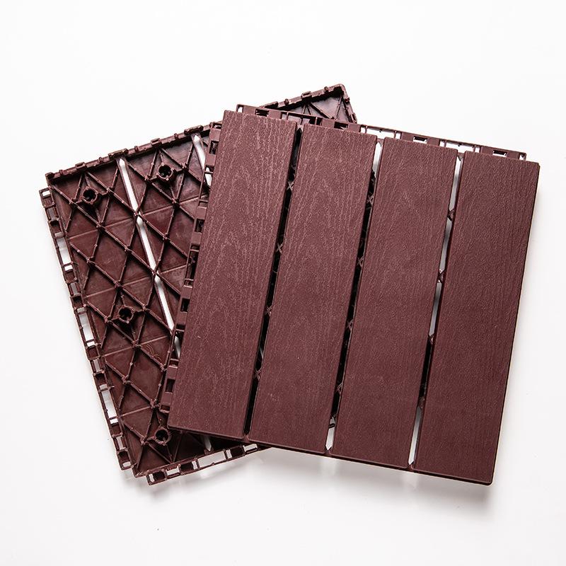 Outdoor Plastic Wood Decking for Garden, Terrace, or Rooftop Transformation