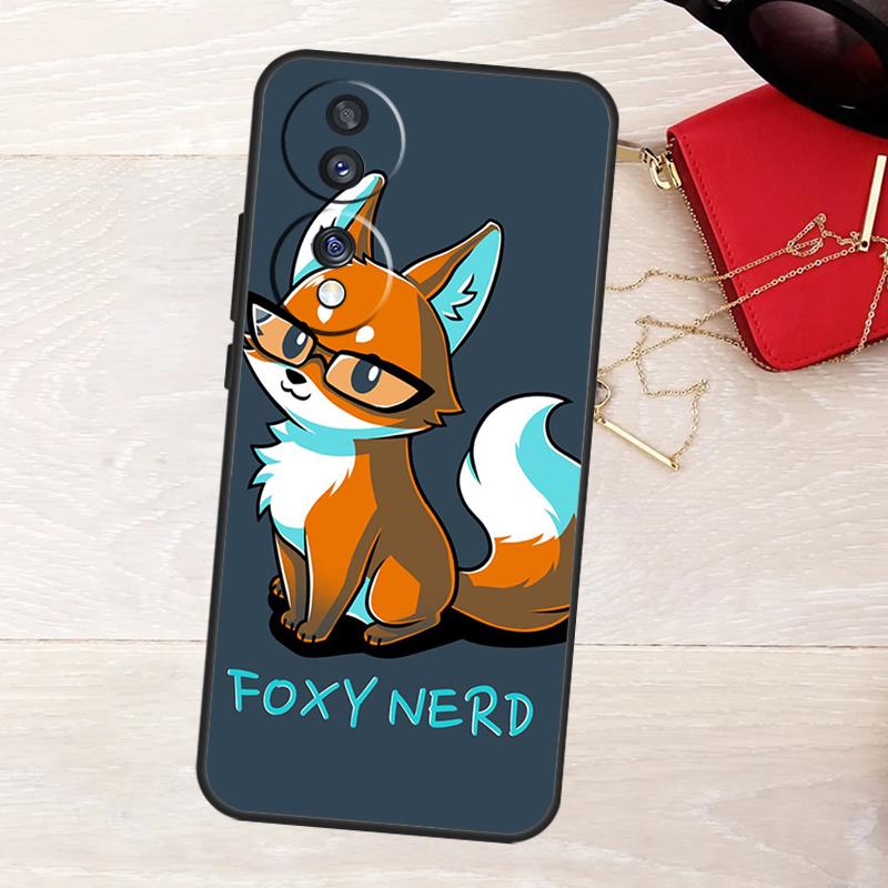 Anime Funny Fox Case For Honor 200 400 Pro 50 70 90 Lite X9a X9b X9c X9d X8a X8b X8c Magic 5 6 7 8 Pro Cover