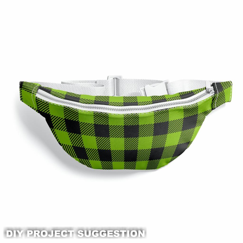 Outdoor Dekostoffe Oxford - Motiv Grün Kariert 2