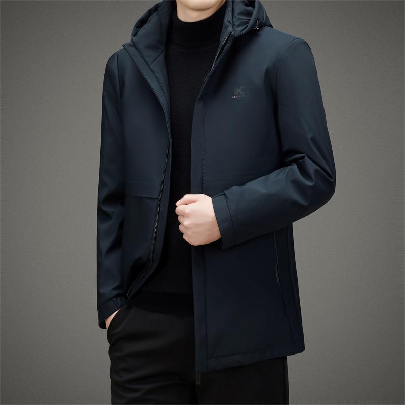 

One-piece Three-wear Duck Down Removable Liner Men s Down Jacket Autumn and Winter New Down Jacket Thickened Warm Down Jacket 4XL