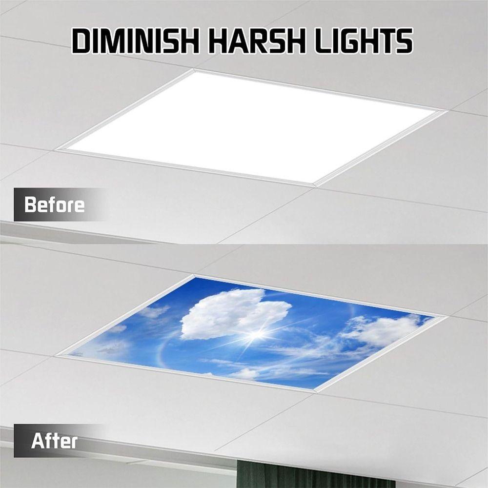 13 Styles Lampshade 122*61cm Magnetic Light Filters Fluorescent Light Covers Hospital