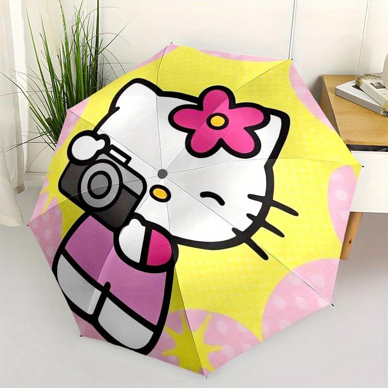 

1pc Hello Kitty Photography Umbrella with Plastic Handle,Suitable for All Seasons Home Travel Outdoor UmbrellaSanlio298