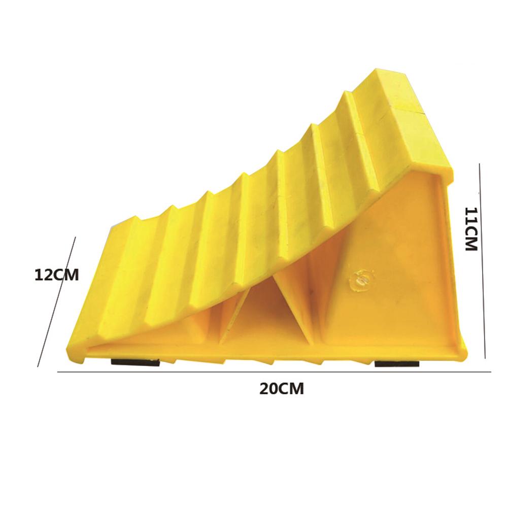 Portable Wheel Chock Heavy Duty Plastic Wheel Chock Stoppers For Car Trailer Truck RV Auto Wheel ABS Stop Slider Block