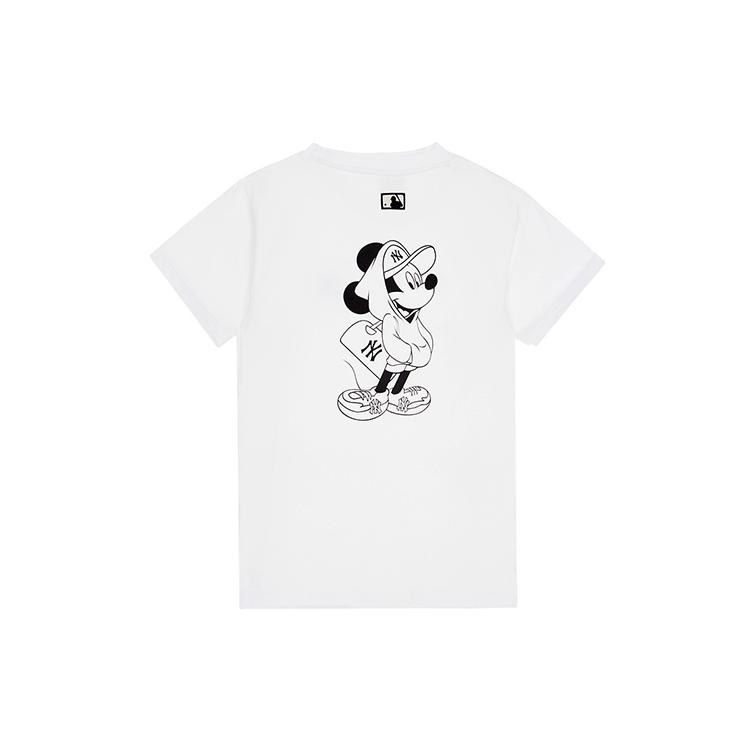 MLB x Disney T Shirt Unisex White 31TSK1031-50W S