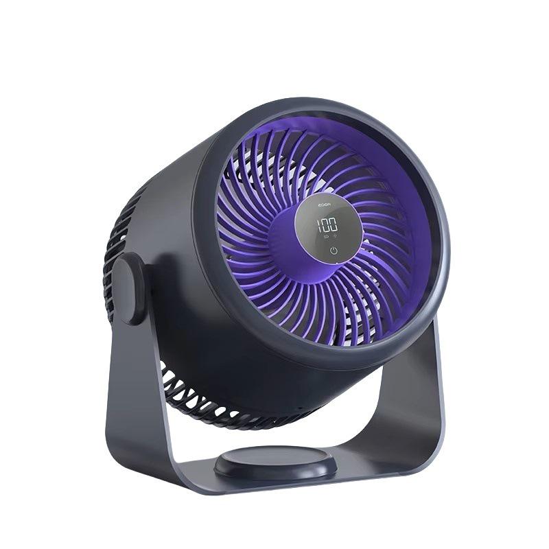 Edon 801 Wall-Mounted Kitchen Air Circulator Fan - Silent Electric Fan for Dorms and Desktops E801