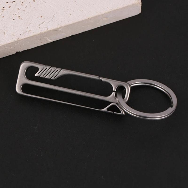 Metal Alloy Carabiner Keychains Clip Quick Releases Key Rings Small Carabiner Clip Waist Hanging Keychain Buckles