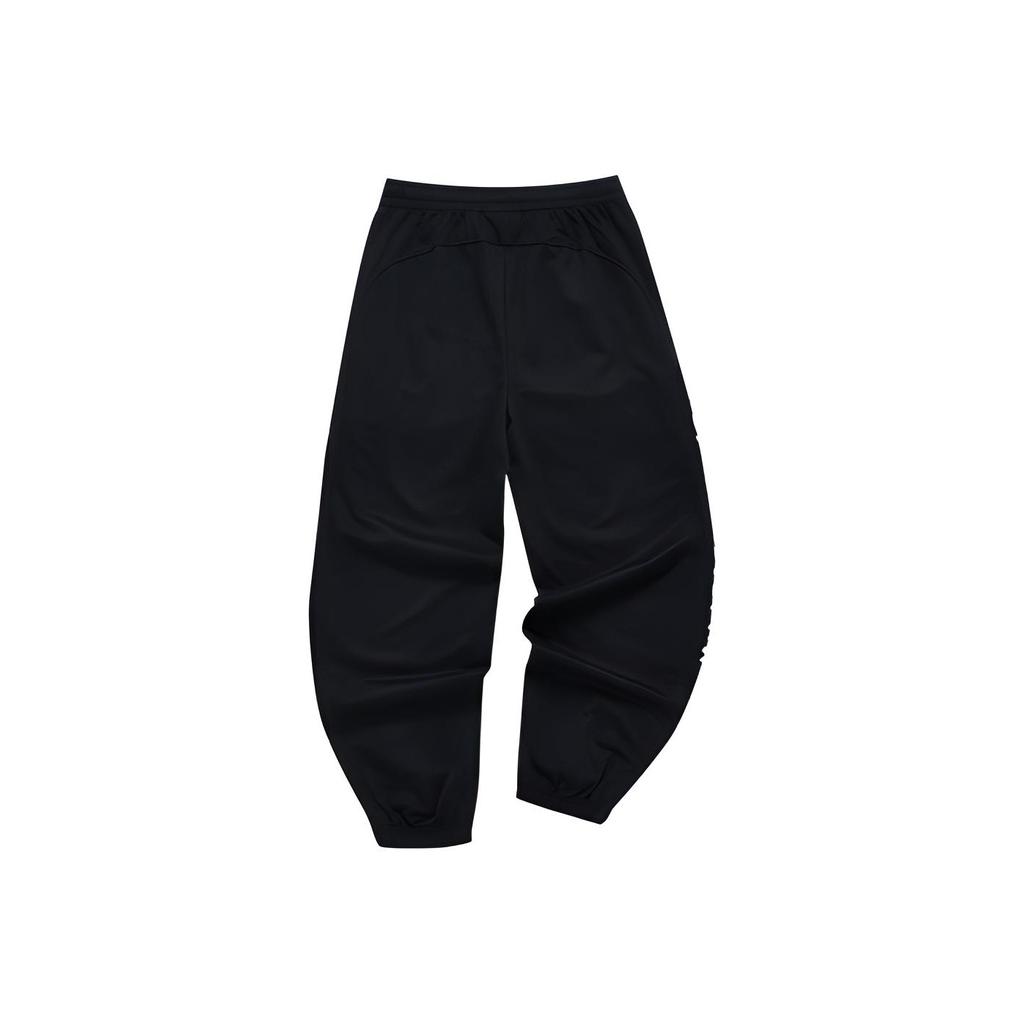 Fila Fusion Tokyo Studio Letter Logo Casual Knitted Jogger Pants Women Bottoms Deep-Black T11W216601F-BK