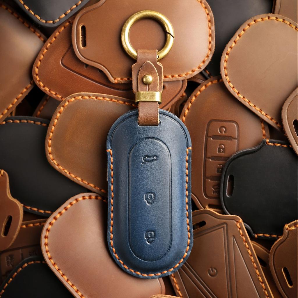 Retro Key Cover for Ideal L7 Key Bag L8 L6 Car Keychain L9 One Mega Leather Case