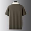 DIBINZE Men's Plus Size Loose Fit Short Sleeve Polo Shirt