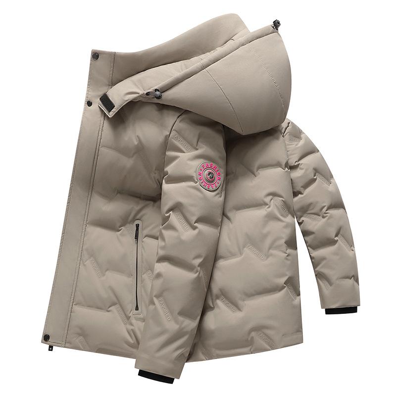 Casual Hooded Parkas Men Hiking Down Jackets Outdoor Windproof Warm Outerwear Down Coats Autumn Winter Male Clothing