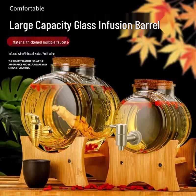 Homeglen Glass Fermentation Jar with Tap