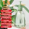 Household pressure spray bottle for watering plants, cleaning, and other uses; a small, air-pressure spray bottle for gardening.