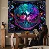 Moon Phase Tree Of Life Tapestry Moon And Sun Boho Spiritual Aesthetic Wall Hanging Backdrop Blanket For Bedroom Living Room