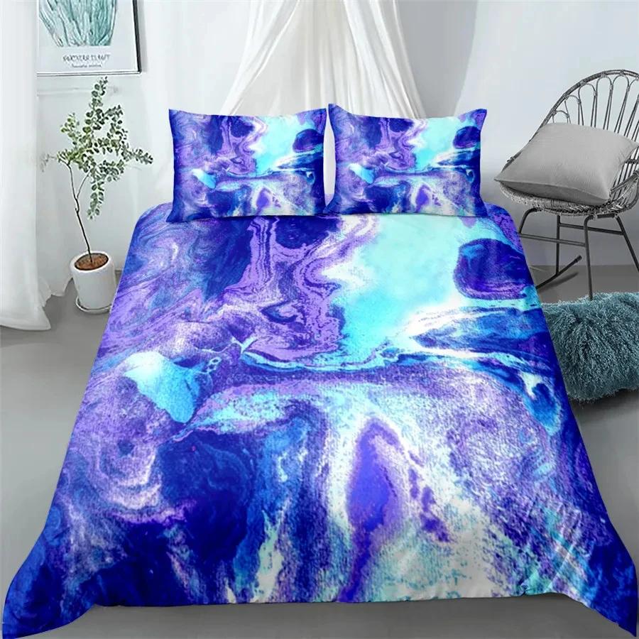 Mandala Sada povlečení Bohémské ložní prádlo Modrá Růžová Elegantní Bohémský Romantický King Polyesterový Povlak na přikrývku Povlak na přikrývku Povlak na polštář