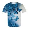 Damen-Kurzarmshirt mit Knöpfen, Übergröße, T-Shirt mit Blumenmuster, lässige Oberteile
