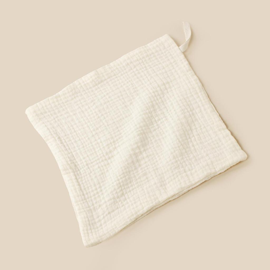 Baby Soft Cotton Muslin Handkerchief with Lanyard