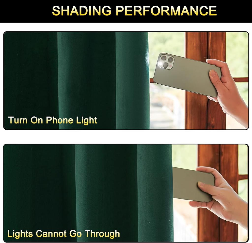 310 cm de altura feito sob medida 100% blackout sala de estar janela cortinas de veludo cortinas de quarto cortinas de cor sólida