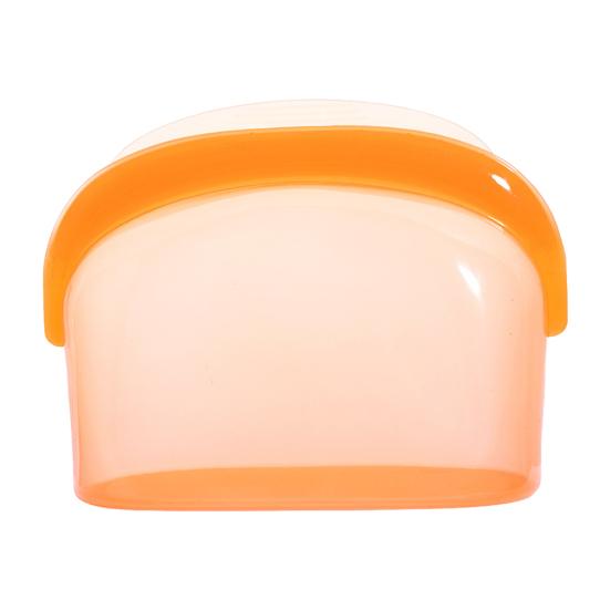 

1000/1500мл Силиконовый пакет для хранения свежих продуктов с зажимом-клипсой, из пищевого силикона, безопасный для посудомоечной машины, микроволновой печи, контейнер для продуктов 1000ML оранжевый