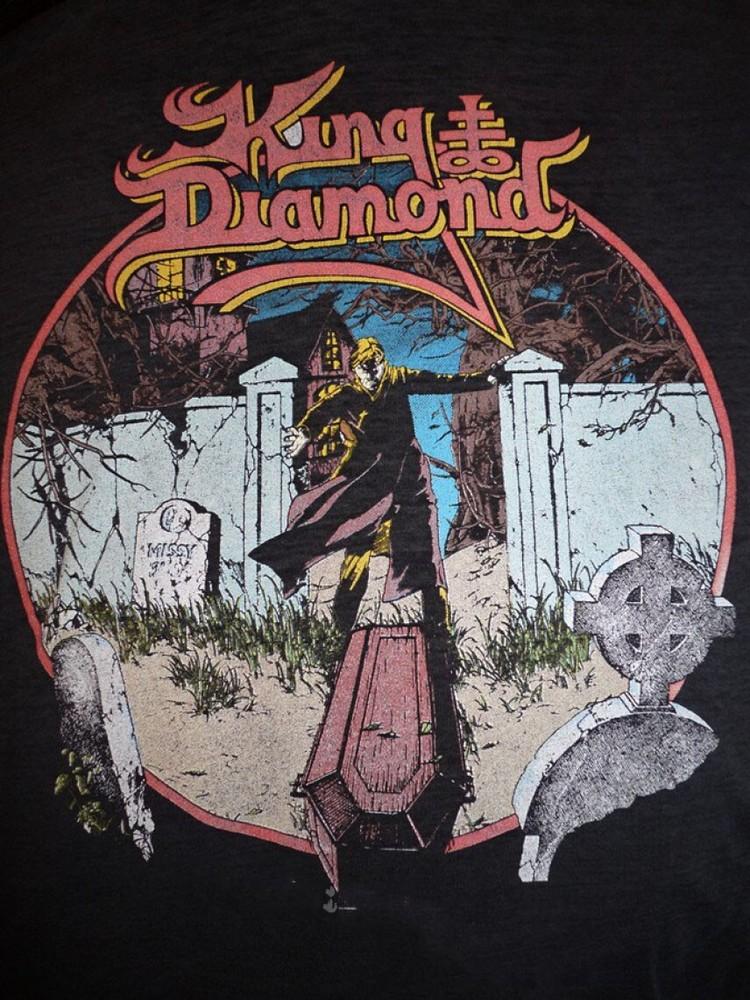 

King Diamond - Футболка с принтом Conspiracy Tour 1989 для мужчин и женщин, хлопковая футболка M284, унисекс футболка XXXL