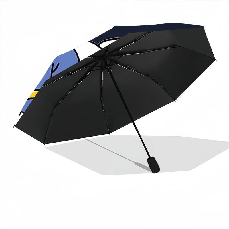 1pc The Small Donald Duck Automatic Opening and Closing Umbrella - Small Umbrella Suitable for Various Occasions, Portable 3-Fold Small Umbr