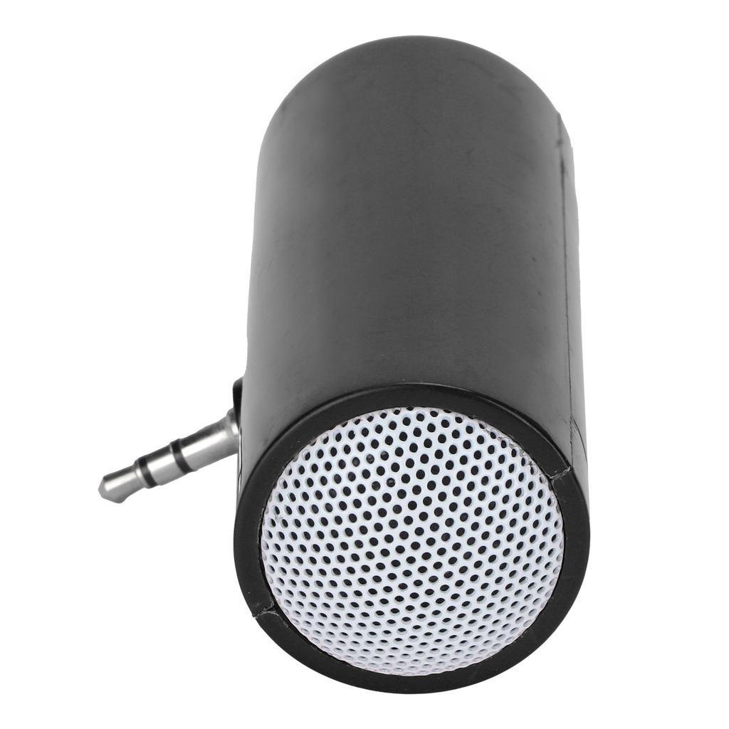 3.5 mm Jack Stereo Mini Speaker Portable Wireless Plug in Speaker for Mobile Phones and TabletsBlack