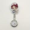 Cartoon Nurse Like Nurse Watch Pin Cute Cartoon Pocket Watch Men's and Women's Hanging Watch Chest Watch Watch
