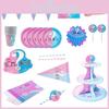 Vibrant Baby Gender Reveal Party Decoration Boy Or Girl Disposable Tableware Collection