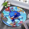Sonic the Hedgehog2,Round Area Rug,Carpet Rug for Living Room Bedroom Sofa Playroom Decor,Non-slip Floor Mat
