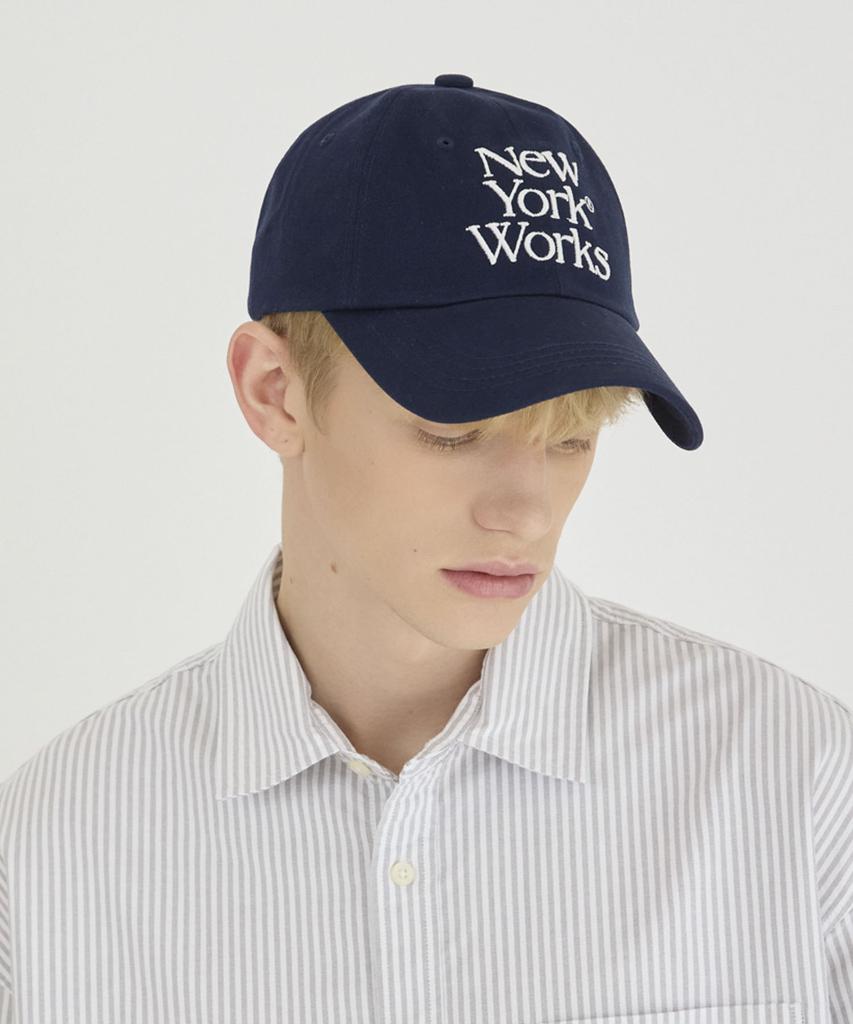 Nyuyogwogseu Mix Logo Ball Cap_ Navy