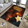 Warcraft Game Office Rug Chair Mat, Game Carpet, Suitable for Front Door, Bedroom, Living Room, Desk, Holiday Gift