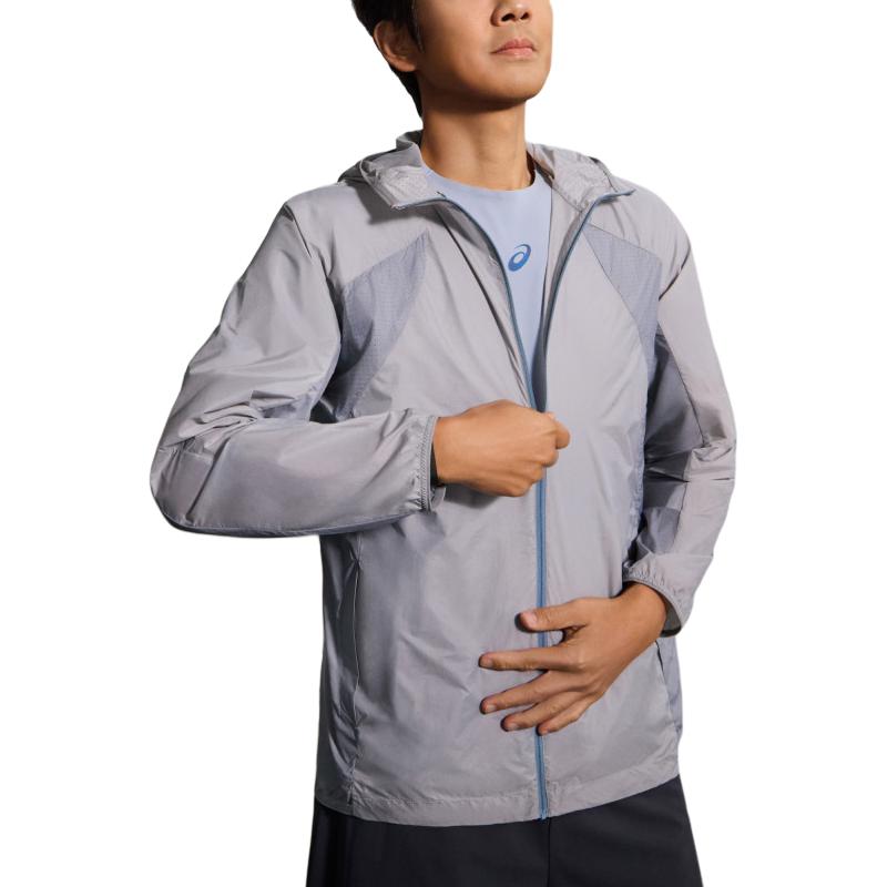 Asics Ultraviolet Protection Breathable Sun Protection Running Jacket Men jackets 2011D629-020