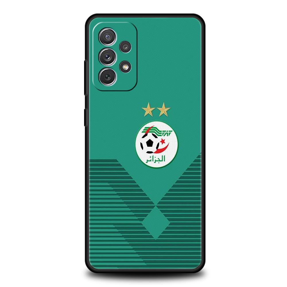 Algeria Flag Phone Case for Samsung Galaxy A15 A14 A25 A54 A34 A51 A71 A72 A73 A32 A52 A52S A11 A21S A31 A41 5G Soft Shell Capas