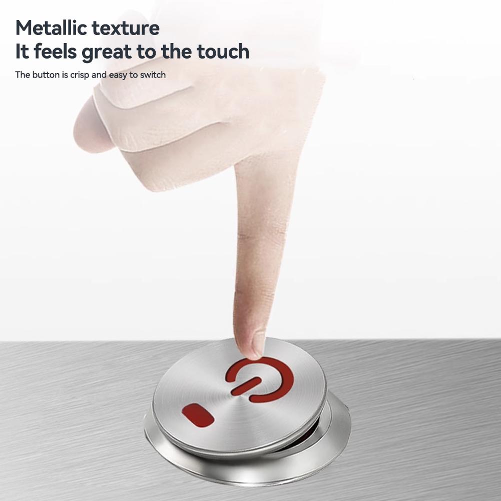 22mm Metal Car Toggle Switches Button Rocker Switch Stainless Steel 12V 20A Self-locking Two Positions ON-OFF 3 Pins