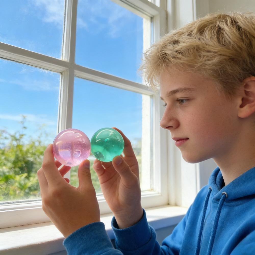 Maltose Squishy Toys Anti Stress Sensory Fidgets Toy Soft Simulated Transparent Light Blue Slow-Rebound Decompression Toy
