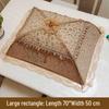 Thickened Rectangular Food Cover for Dining Table - Medium, Large, Extra Large