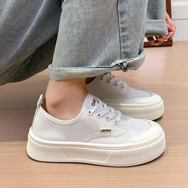 Fashion CRLAYDK Calssic Womens Mesh Fashion Sneakers Skateboard Walking Anti Slip Lace Up Casual Trainer Shoes Ladies Summer Tennis