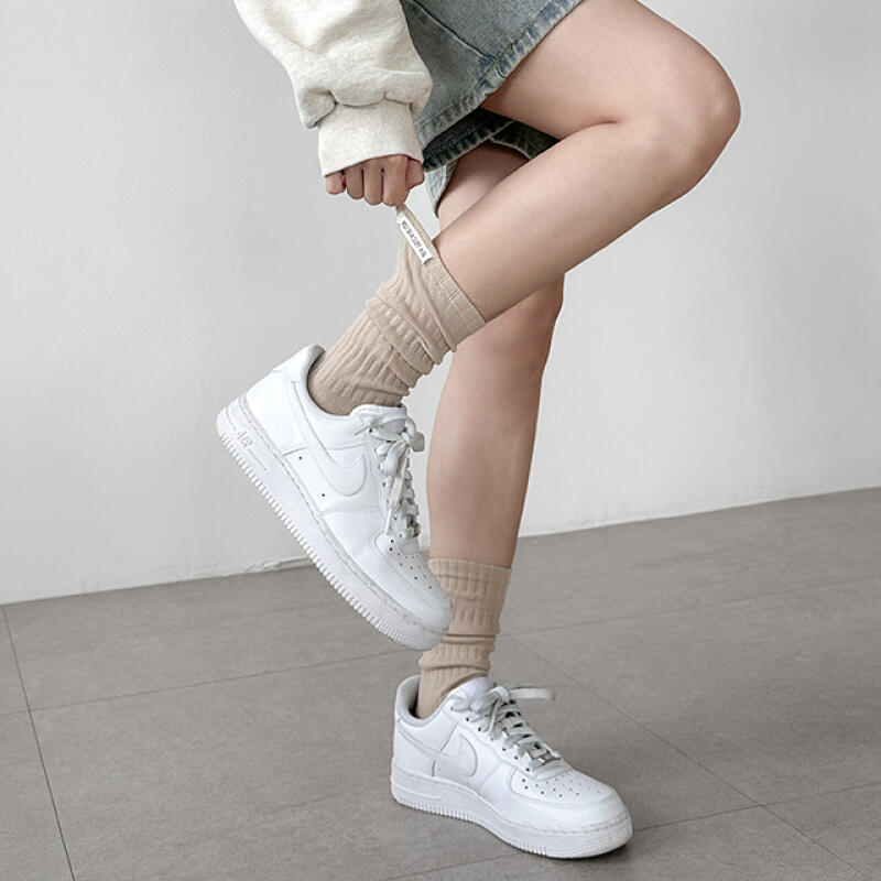 Chewy Wrinkle Long Socks Ac-9463c