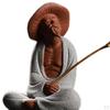 Statue Figurine Tea Ornament Accessories Ceramic Sculpture Decoration Gift for Tearoom Children's