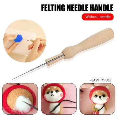 30 PCS Wolvilt Naaldvilt Naaldvilten Starter Kit Viltnaalden Vilt Diy Pakket voor Vilten met Fles