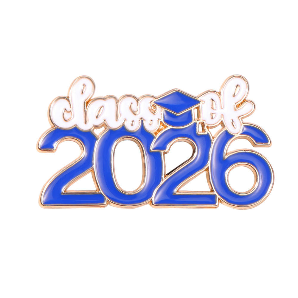 Class of 2026 Graduation Enamel Pin Graduation Cap Brooch Badge for Backpack Clothing Accessories Jewelry Gift Women Men Student