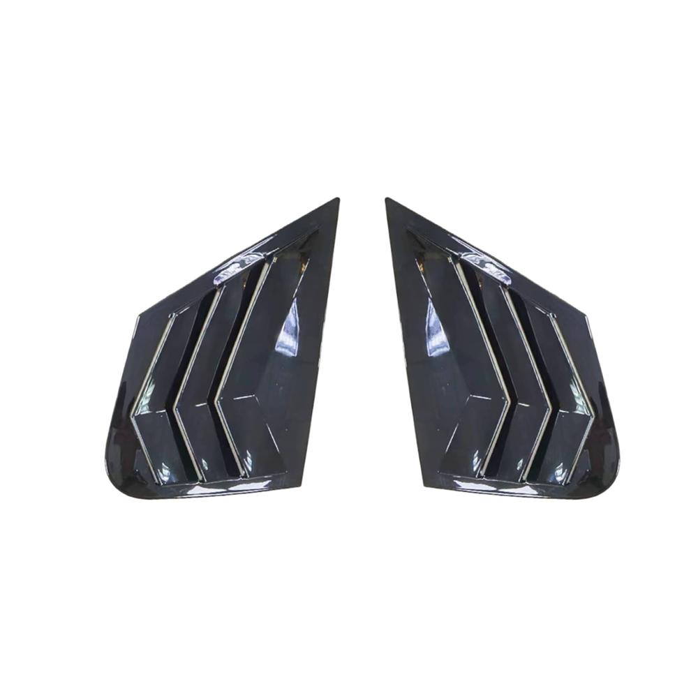 For Kia Optima K5 Sedan 2016-2019 2x Car Rear Louver Window Side Shutter Cover Trim Sticker Vent Scoop Accessories Vehicle Decor